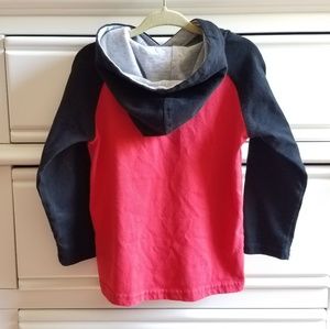 Calvin Klein Jeans Shirts & Tops - Calvin Klein Jeans Red & Black Raglan Hoodie 3T Calvin Klein Jeans Shirts & Tops - Calvin Klein Jeans Red & Black Raglan Hoodie 3T